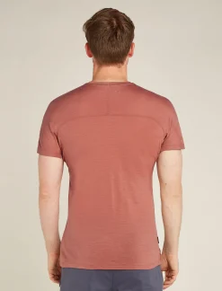 Icebreaker Men's 150 MerinoFine™ Ace Short Sleeve T-Shirt CedarWood Discount