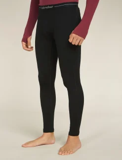 Icebreaker Men's 300 MerinoFine™ Polar Thermal Leggings Black Outlet