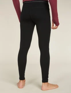Icebreaker Men's 300 MerinoFine™ Polar Thermal Leggings Black Outlet