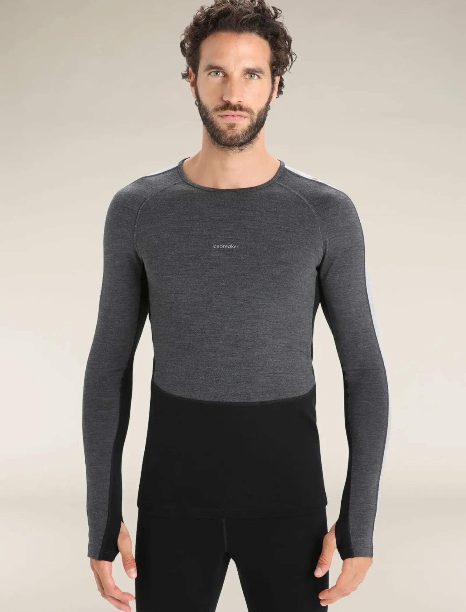 Men's 260 ZoneKnit™ Long Sleeve Crewe Thermal Top-Icebreaker New