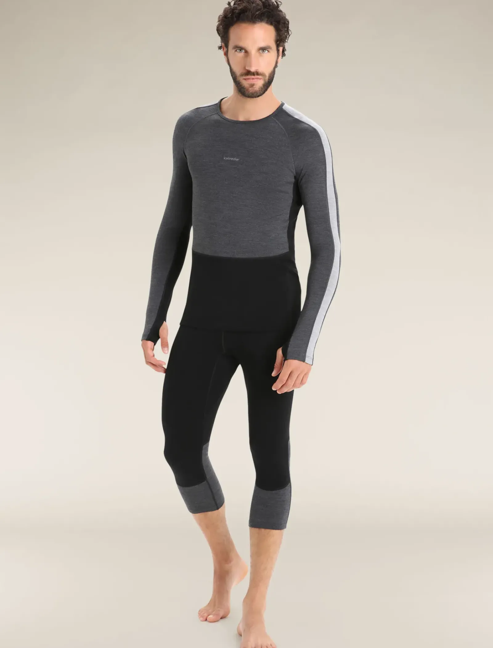 Men's 260 ZoneKnit™ Long Sleeve Crewe Thermal Top-Icebreaker New