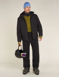 Icebreaker Men's 260 ZoneKnit™ Long Sleeve Crewe Thermal Top Algae/Ashen Flash Sale