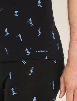 Men's Merino 150 Anatomica Short Sleeve Crewe Top Ski Day-Icebreaker Clearance