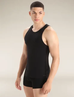Icebreaker Men's Merino 150 Anatomica Tank Black Outlet