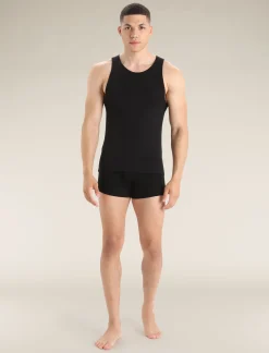 Icebreaker Men's Merino 150 Anatomica Tank Black Outlet