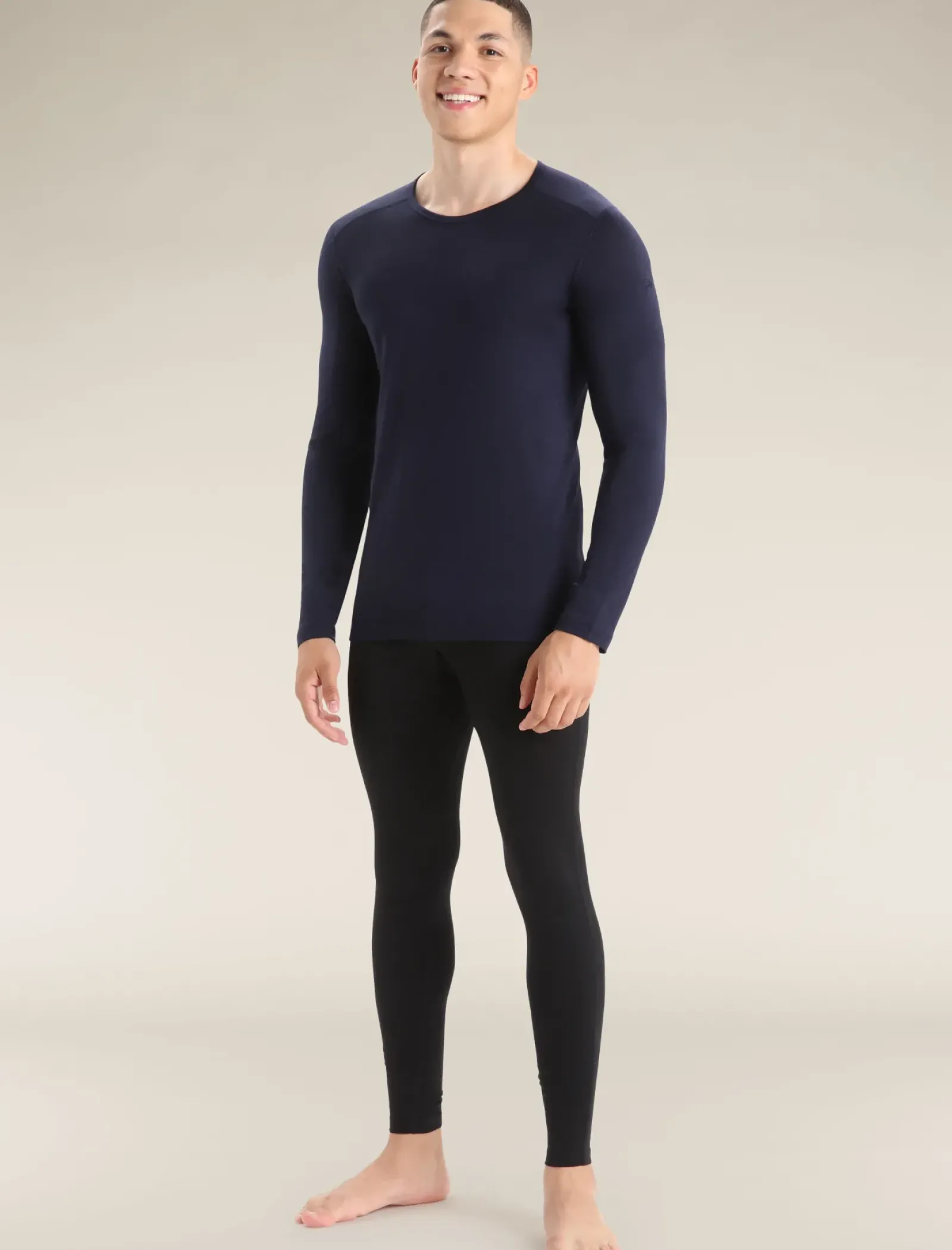 Men's Merino 200 Oasis Long Sleeve Crew Neck Thermal Top-Icebreaker Best