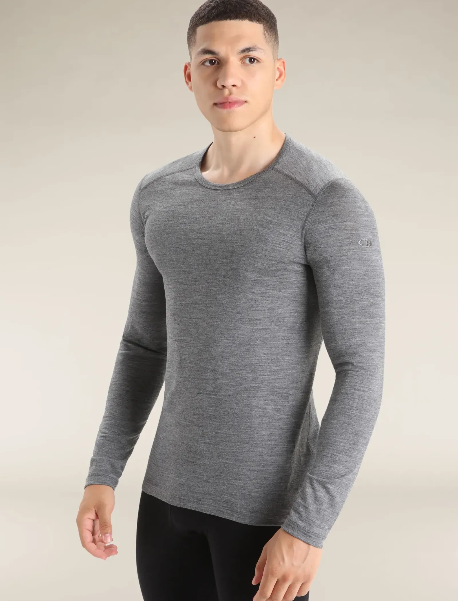 Men's Merino 200 Oasis Long Sleeve Crew Neck Thermal Top-Icebreaker Clearance