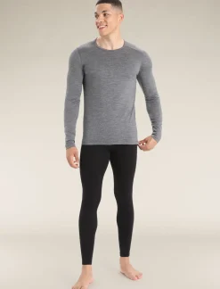 Men's Merino 200 Oasis Long Sleeve Crew Neck Thermal Top-Icebreaker Clearance
