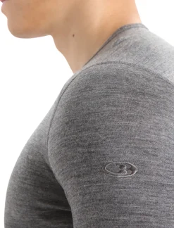 Men's Merino 200 Oasis Long Sleeve Crew Neck Thermal Top-Icebreaker Clearance