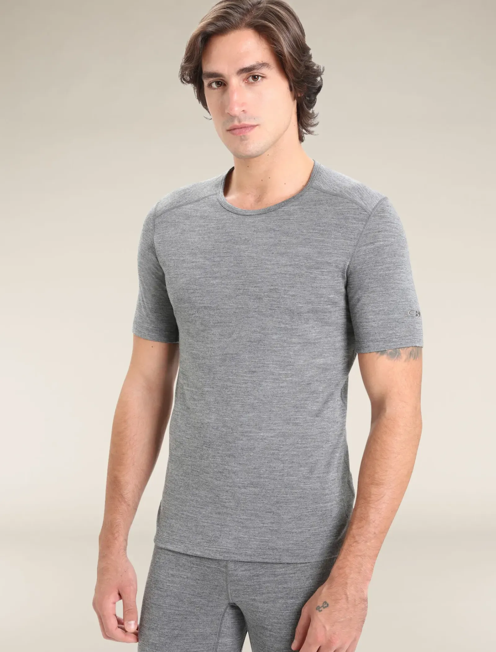 Men's Merino 200 Oasis Short Sleeve Crew Neck Thermal Top-Icebreaker Hot