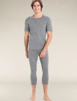 Men's Merino 200 Oasis Short Sleeve Crew Neck Thermal Top-Icebreaker Hot