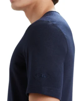 Men's Merino 200 Oasis Short Sleeve Crew Neck Thermal Top-Icebreaker New