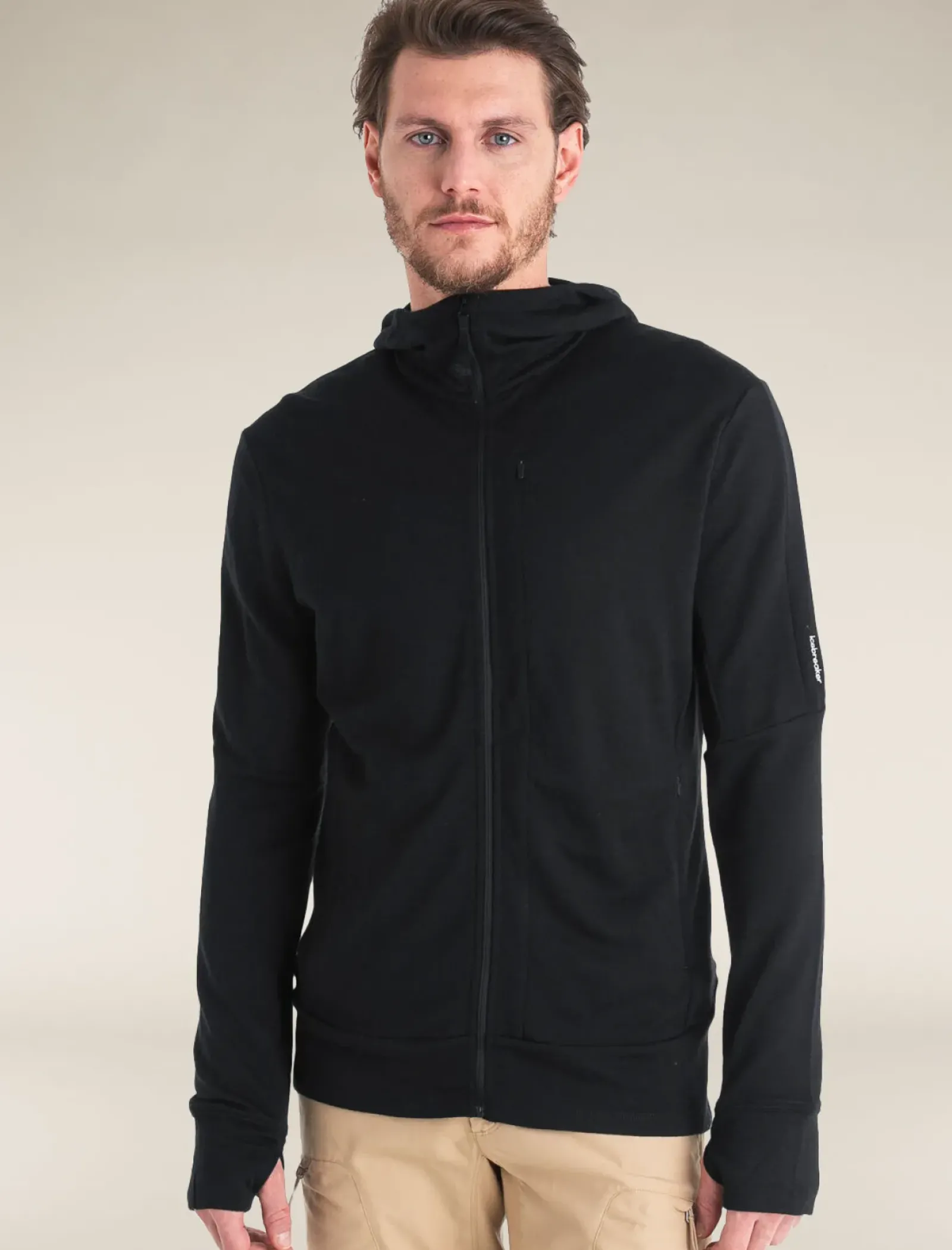 Men's Merino 260 Quantum Long Sleeve Zip Hoodie-Icebreaker Best
