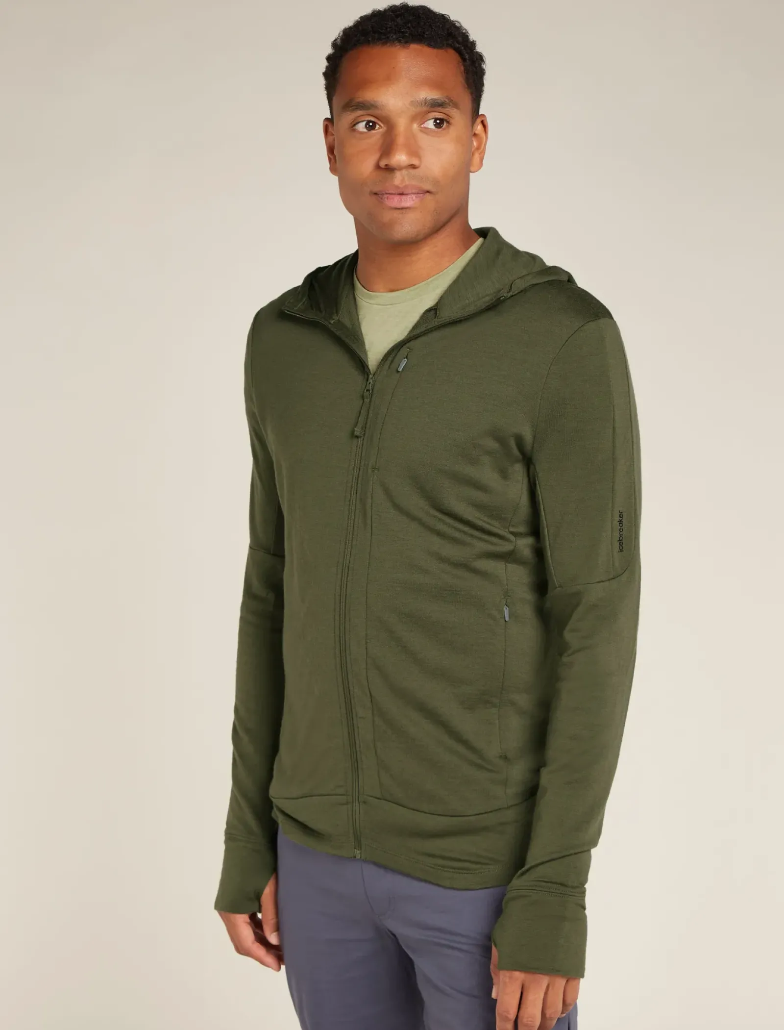 Men's Merino 260 Quantum Long Sleeve Zip Hoodie-Icebreaker Sale
