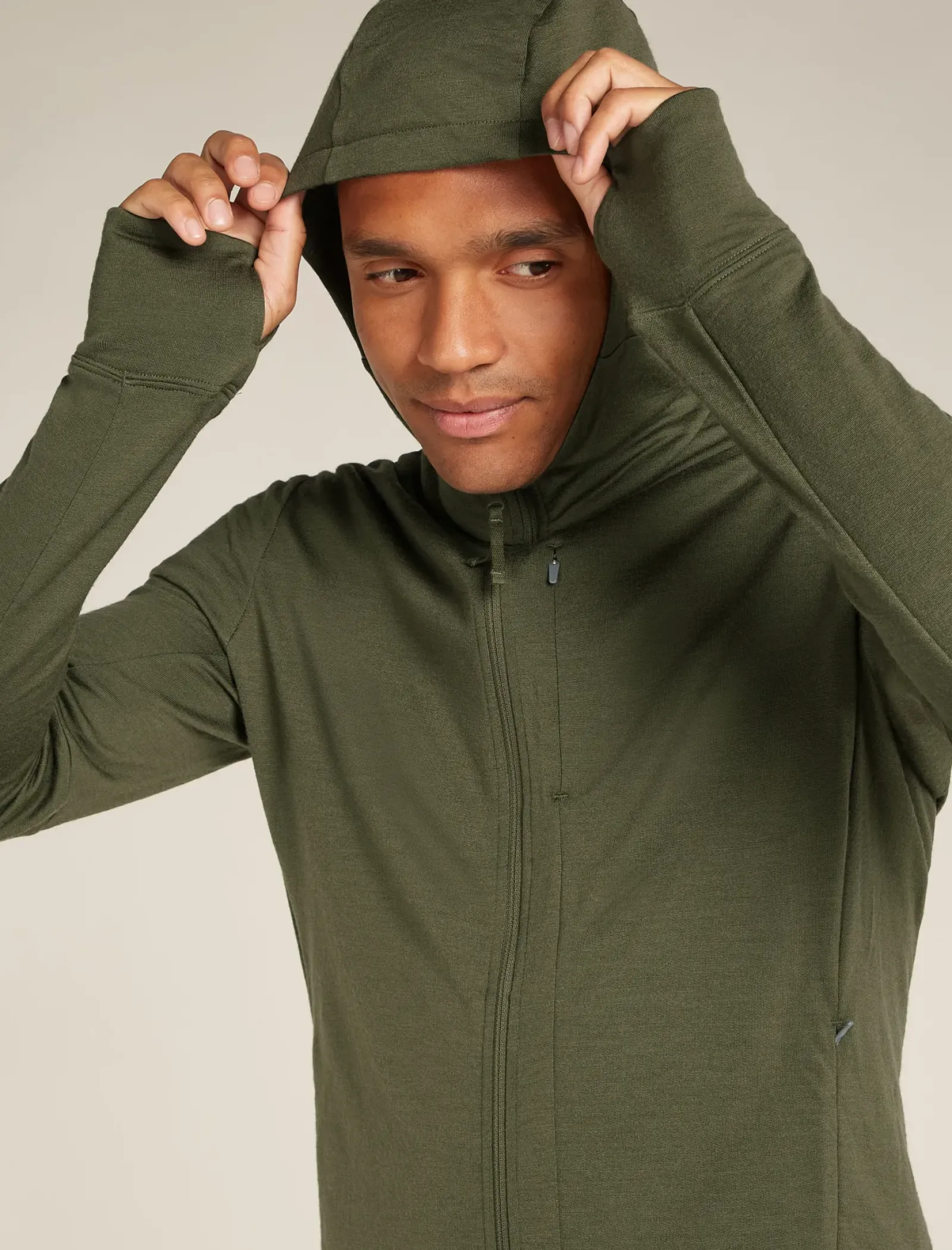 Men's Merino 260 Quantum Long Sleeve Zip Hoodie-Icebreaker Sale