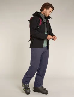 Icebreaker Men's Merino 400 RealFleece™ Descender Long Sleeve Zip Galaxy/Moss New