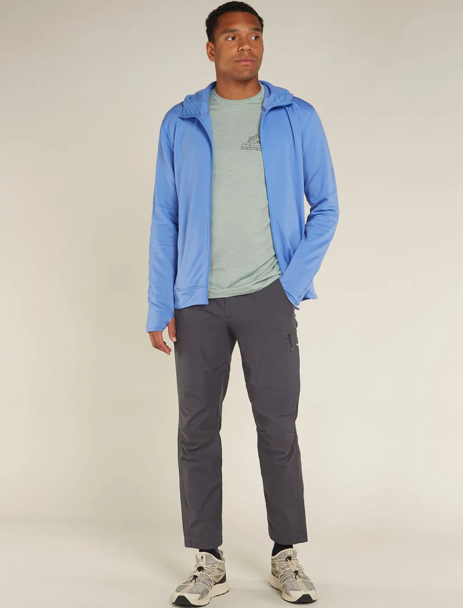 Men's Merino 360 Realfleece™ Elemental Long Sleeve Zip Hoodie-Icebreaker