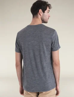 Icebreaker Men's Merino 150 Tech Lite Short Sleeve T-Shirt GritstoneHeather Best Sale