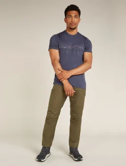 Icebreaker Men's Merino 150 Tech Lite Short Sleeve T-Shirt Graphite Clearance