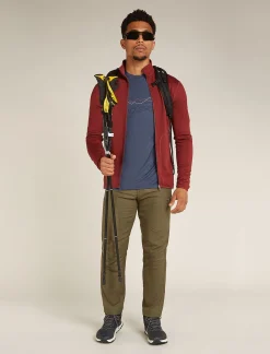 Icebreaker Men's Merino 150 Tech Lite Short Sleeve T-Shirt Graphite Clearance