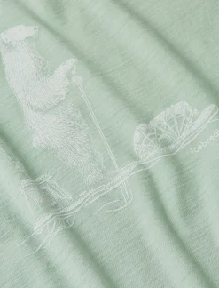 Icebreaker Men's Merino 150 Tech Lite Short Sleeve T-Shirt Polar Paddle Moss Shop