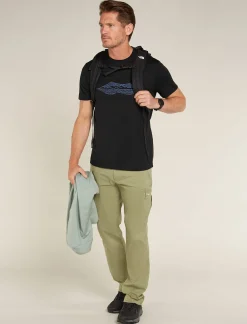 Men's Merino 150 Tech Lite Short Sleeve T-Shirt Pukaki Reflected-Icebreaker Best