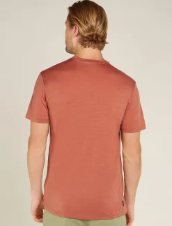 Men's Merino 150 Tech Lite Short Sleeve T-Shirt Single Line Camp-Icebreaker Discount