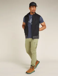 Icebreaker Men's Merino 150 Tech Lite Short Sleeve T-Shirt Skiing Yeti Graphite Outlet