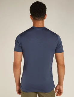 Icebreaker Men's Merino 150 Tech Lite Short Sleeve T-Shirt Rising Light Graphite Discount