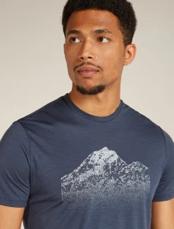 Icebreaker Men's Merino 150 Tech Lite Short Sleeve T-Shirt Rising Light Graphite Discount