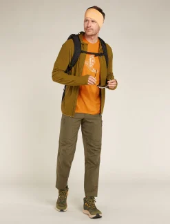 Icebreaker Men's Merino 150 Tech Lite Short Sleeve T-Shirt Skiing Yeti Ray Flash Sale