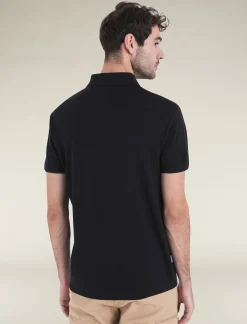 Icebreaker Men's Merino 150 Tech Lite Short Sleeve Polo Black Online