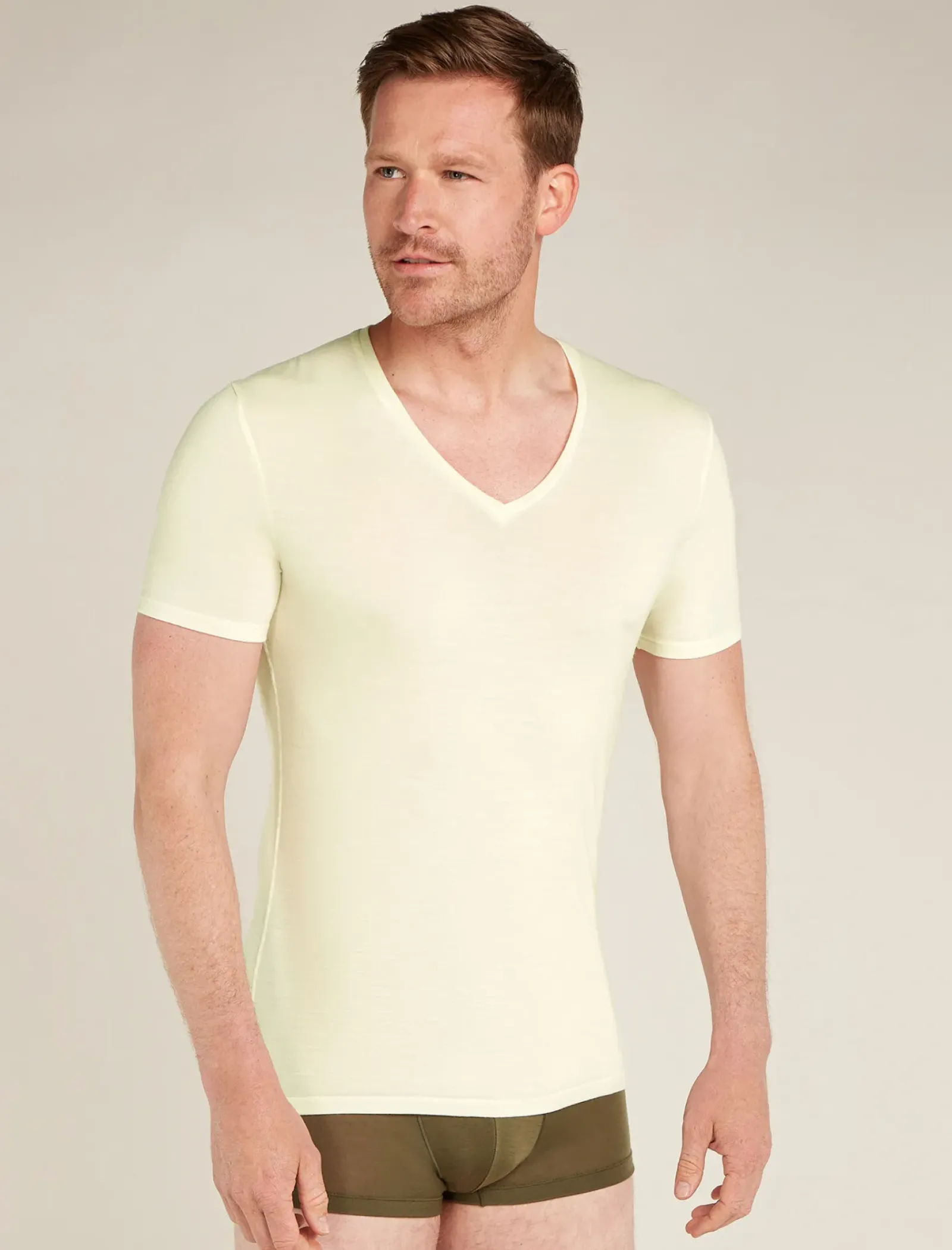 Men's Merino Anatomica Short Sleeve V Neck Tee-Icebreaker Hot