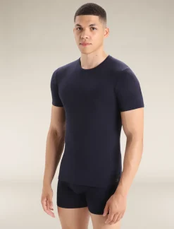 Icebreaker Men's Merino Anatomica Short Sleeve Crew Neck Tee MidnightNavy New