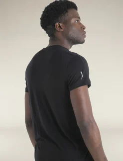 Icebreaker Men's Merino Blend 125 Cool-Lite™ Speed Short Sleeve T-Shirt Black Best Sale