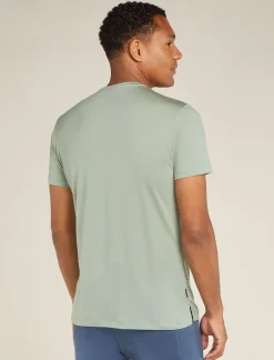 Men's Merino Blend 125 Cool-Lite™ Sphere Short Sleeve T-Shirt Radiant Peak-Icebreaker Clearance
