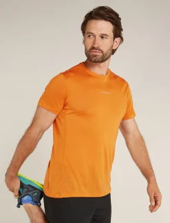 Icebreaker Men's Merino Blend 125 Cool-Lite™ Speed Short Sleeve T-Shirt Ray Best Sale