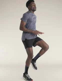 Icebreaker Men's Merino Blend 125 Cool-Lite™ Sphere Short Sleeve T-Shirt MidnightNavyHeather Store