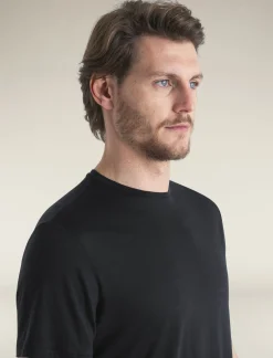 Icebreaker Men's Merino Blend 125 Cool-Lite™ Sphere Short Sleeve T-Shirt Black Online