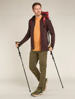 Icebreaker Men's Merino Blend 125 Cool-Lite™ Sphere Short Sleeve T-Shirt Cloud Dye Feldspar/Ray Hot