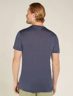 Icebreaker Men's Merino Blend 125 Cool-Lite™ Sphere Short Sleeve T-Shirt Radiant Peak Graphite Sale