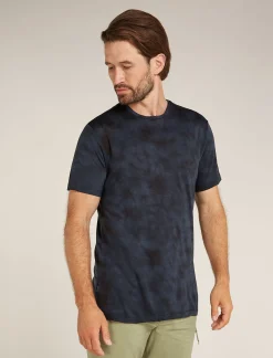 Icebreaker Men's Merino Blend 125 Cool-Lite™ Sphere Short Sleeve T-Shirt Cloud Dye Graphite/Black Discount