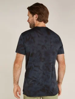 Icebreaker Men's Merino Blend 125 Cool-Lite™ Sphere Short Sleeve T-Shirt Cloud Dye Graphite/Black Discount