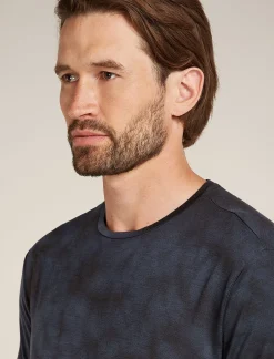 Icebreaker Men's Merino Blend 125 Cool-Lite™ Sphere Short Sleeve T-Shirt Cloud Dye Graphite/Black Discount