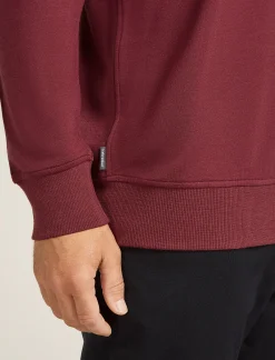Icebreaker Men's Merino Blend 200 Shifter Long Sleeve Sweatshirt Port Cheap