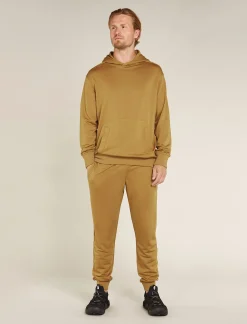 Icebreaker Men's Merino Blend 200 Shifter Long Sleeve Hoodie Russet New