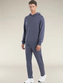 Icebreaker Men's Merino Blend 200 Shifter Long Sleeve Hoodie Graphite Store