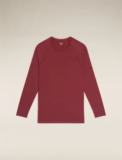 Icebreaker Men's Merino Blend 260 ZoneKnit™ Seamless  Long Sleeve Crewe Thermal Top Port Best Sale