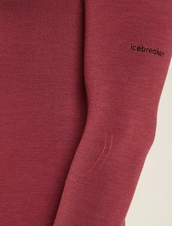 Icebreaker Men's Merino Blend 260 ZoneKnit™ Seamless  Long Sleeve Crewe Thermal Top Port Best Sale