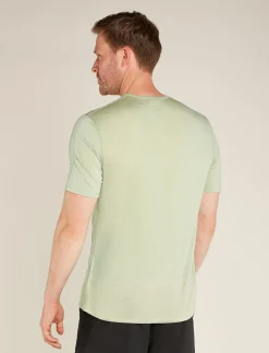 Icebreaker Men's Merino Blend 125 ZoneKnit™ Energy Wind Short Sleeve T-Shirt Ashen Sale